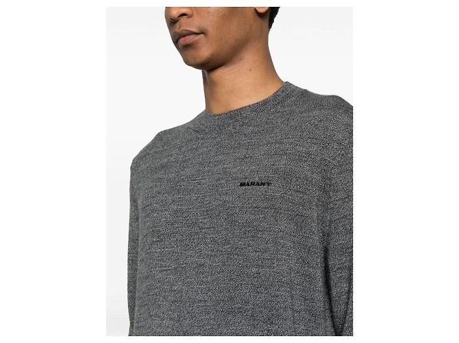 Isabel Marant Merino Wool Sweater Black - view 8