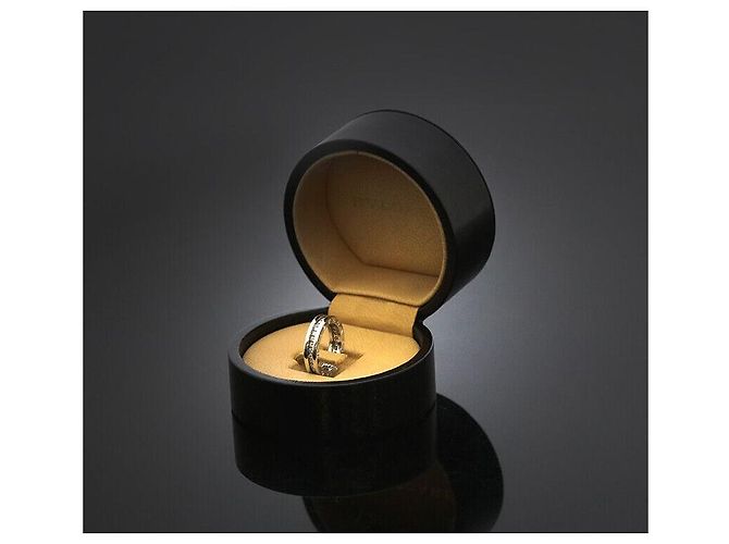 Bulgari Ring aus Weißgold mit vollem Diamanten Größe - Ansicht 6