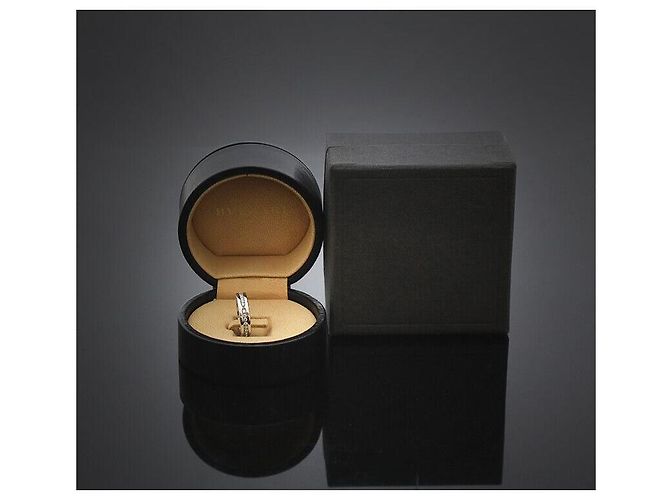 Bulgari Ring aus Weißgold mit vollem Diamanten Größe - Ansicht 7