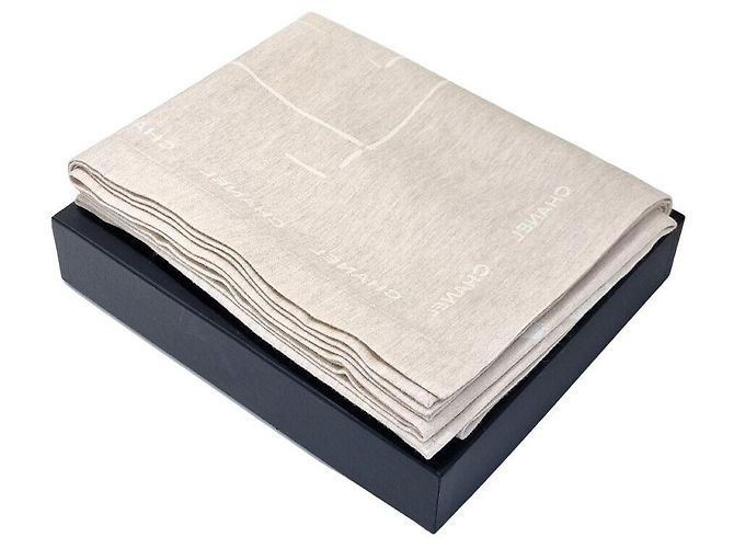 Chanel Wool Silk Blanket Brown - view 5