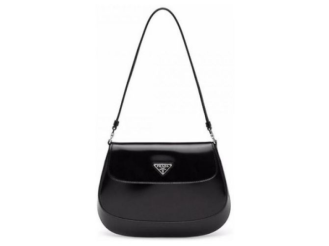 Prada Cleo Klappenschultertasche Schwarz - Ansicht 5