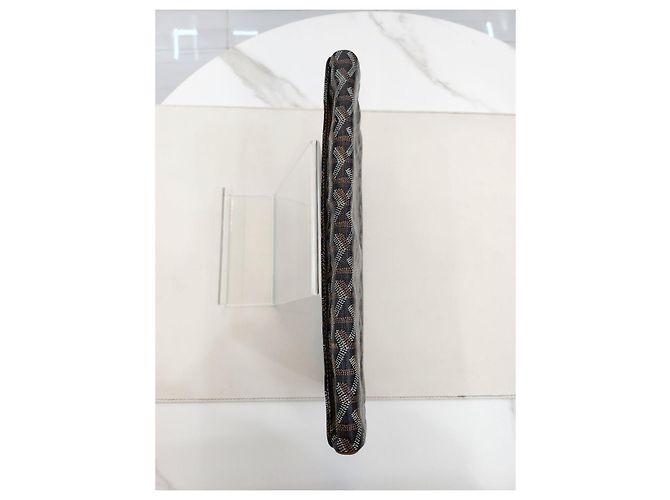Goyard Clutch Saint Marie GM Nero Tan Marrone - vista 11