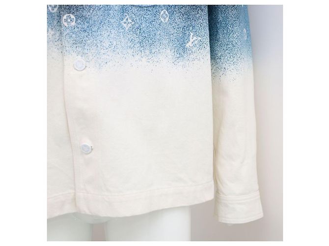 Louis Vuitton Gradient-Jeansjacke Blau - Ansicht 4