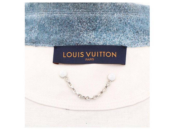 Louis Vuitton Gradient-Jeansjacke Blau - Ansicht 9