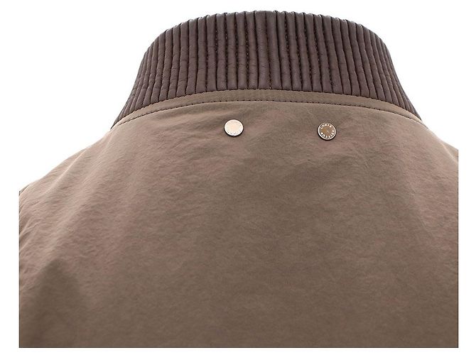 Louis Vuitton Wendbare Leder-Nylon-Jacke Blau - Ansicht 7