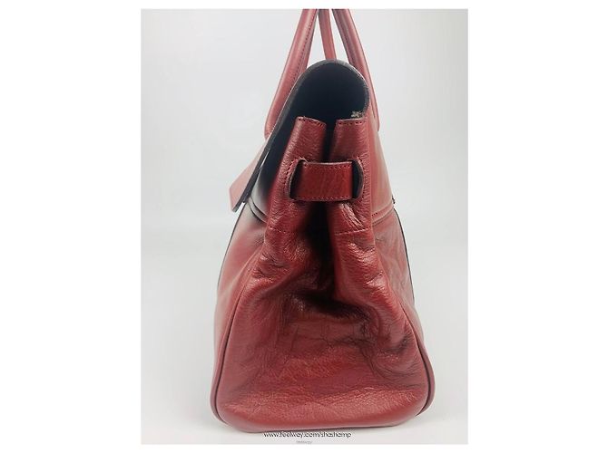 Mulberry Borsa Tote Blisswater Rosso - vista 3