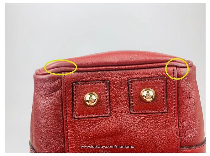 Mulberry Borsa Tote Blisswater Rosso - vista 6