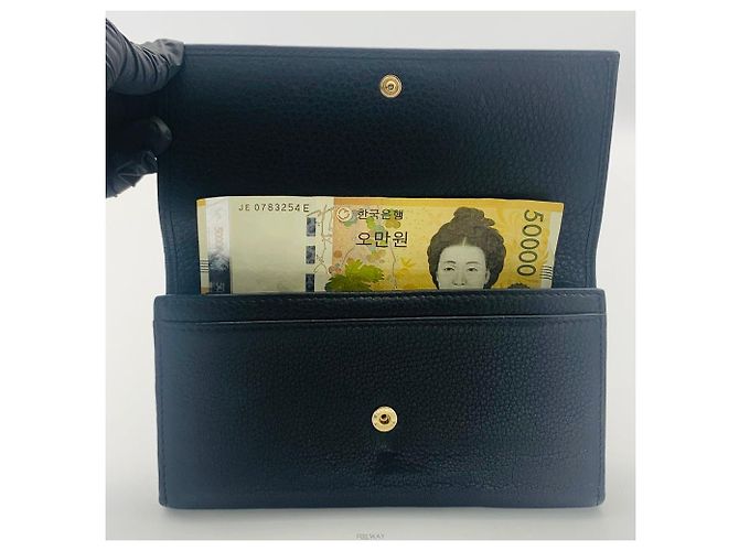 Gucci GG Logo Long Wallet Schwarz - Ansicht 4