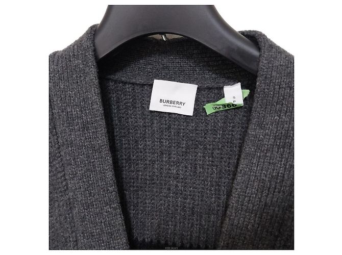 Burberry Suéter de cárdigan de punto a rayas Castaño - vista 5