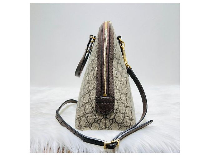 Gucci Ophidia GG Medium Tote Bag mit Oberem Griff in Dombform Braun - Ansicht 4