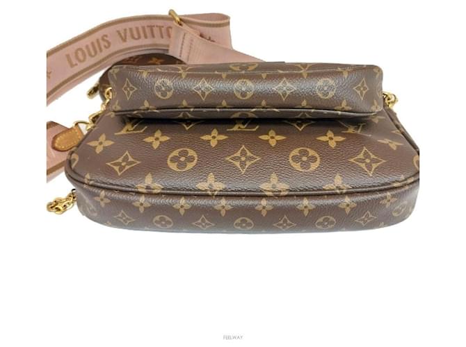 Louis Vuitton Pochette Accessori Borsa a Spalla Marrone - vista 5