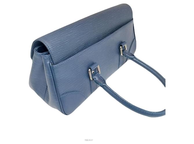 Louis Vuitton Borsa Tote Secures PM Blu - vista 2