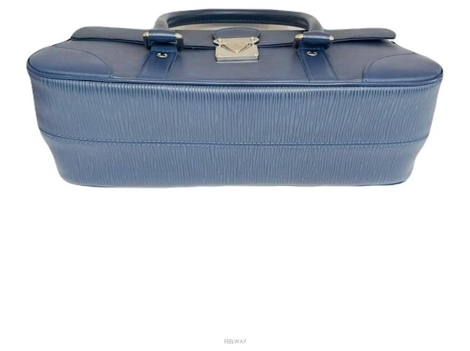 Louis Vuitton Borsa Tote Secures PM Blu - vista 3