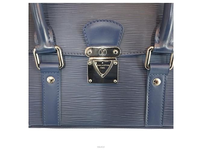 Louis Vuitton Borsa Tote Secures PM Blu - vista 7