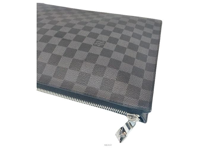 Louis Vuitton Pochette Damier Jour GM Marron - vue 5