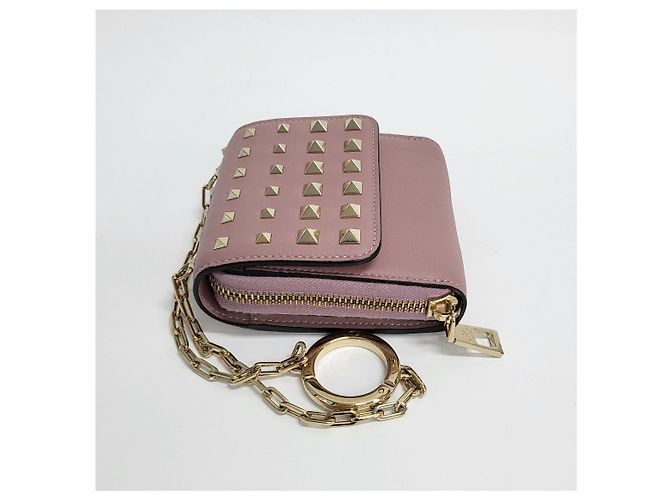 Valentino Garavani Rockstud Cross Wallet Pink - view 20