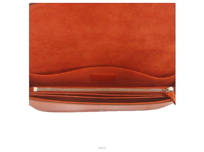 Louis Vuitton Borsa a Tracolla Pochette Felicie Epi Chain Rosso - vista 5