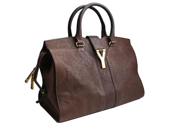 Saint Laurent Chic Große Tragetasche Braun - Ansicht 2