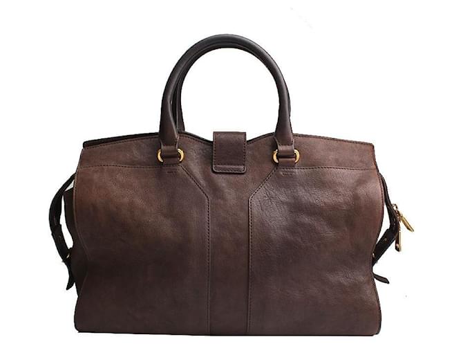 Saint Laurent Chic Große Tragetasche Braun - Ansicht 3