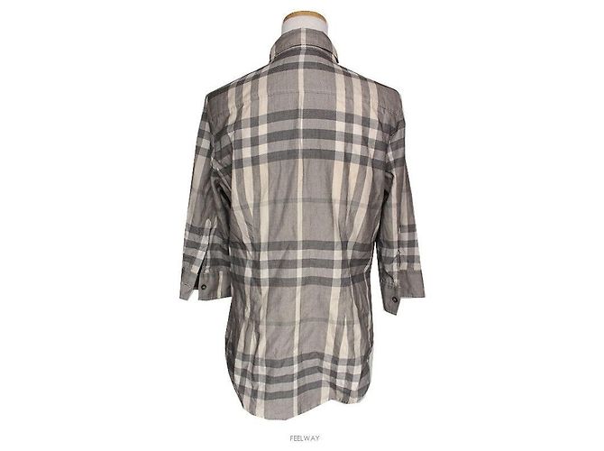 Burberry Graues Karohemd Braun - Ansicht 2
