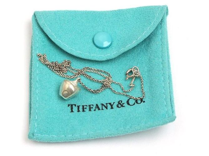 Tiffany & Co Collana in argento Apple di Elsa Peretti Nero - vista 5