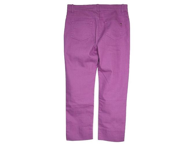 Loro Piana Pantalones rectos violetas Púrpura - vista 2