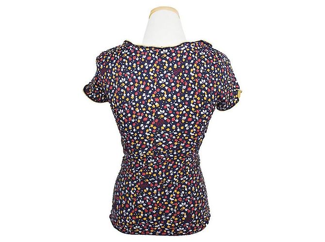 Dolce & Gabbana Top Interior Floral Dolce Gabbana Azul - vista 2