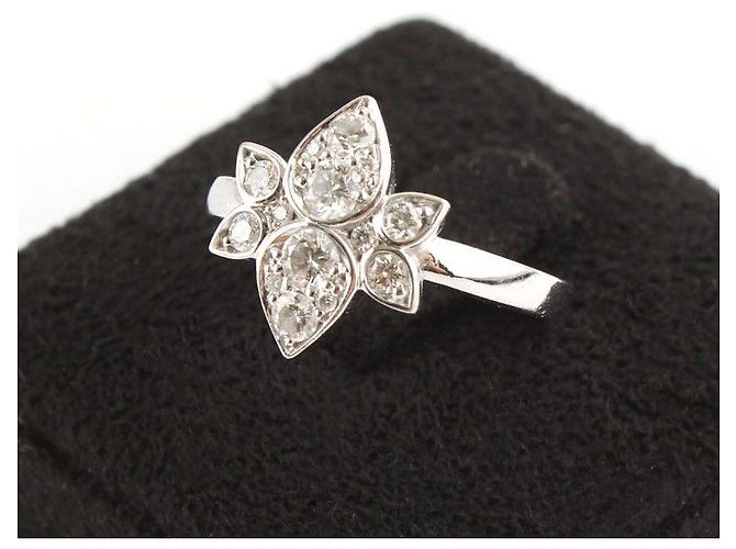 Cartier Anillo de oro blanco con diamante Tamaño - vista 5