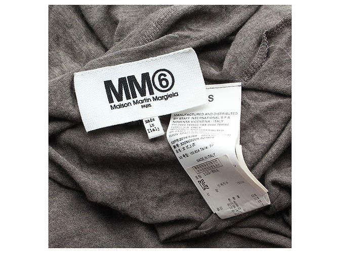 Maison Martin Margiela Drapiertes Oberteil in Anthrazitgrau von Maison Margiela Braun - Ansicht 3