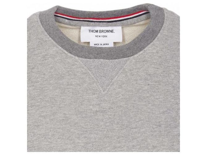 Thom Browne Sweatshirt Loopback Classique Marron - vue 7