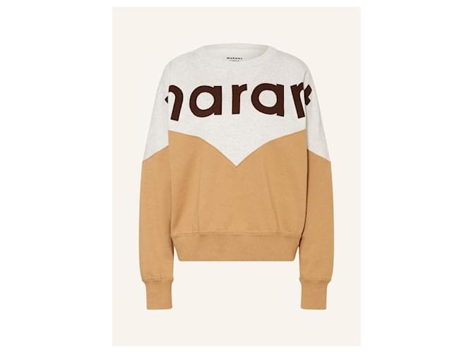 Isabel Marant Sudadera de Cuello Redondo ECCA Castaño - vista 4