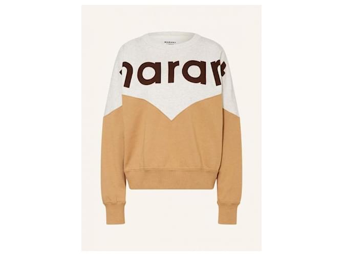Isabel Marant Sudadera de Cuello Redondo ECCA Castaño - vista 5