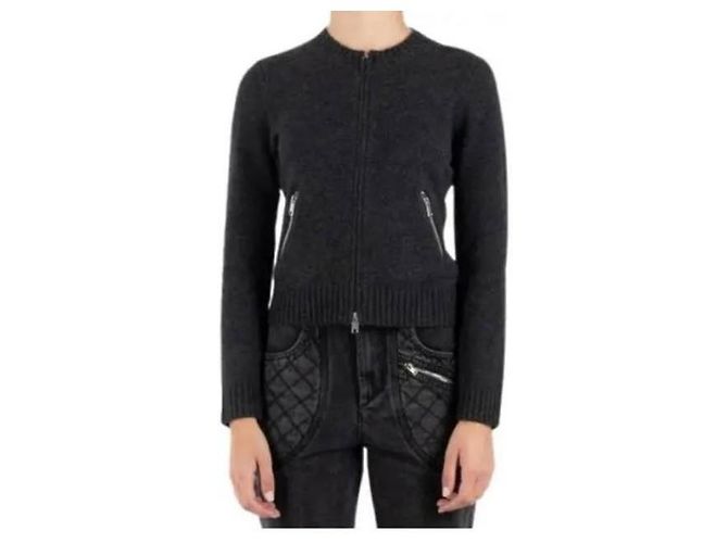 Isabel Marant Malha com zíper Marrom - vista 4