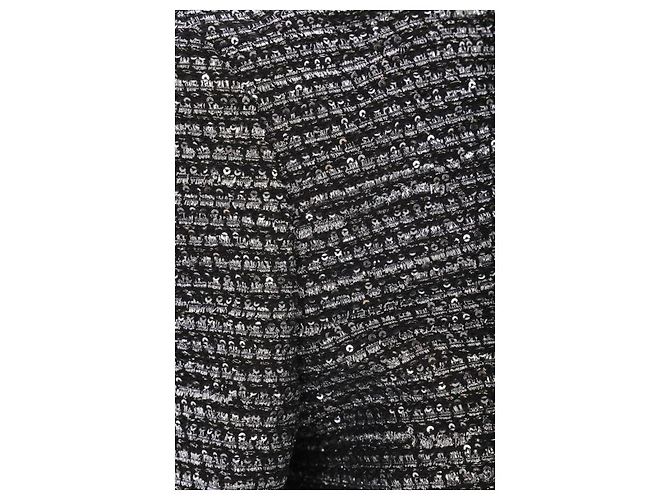 Gucci Chaqueta de Lamé de Tweed a Rayas Castaño - vista 6