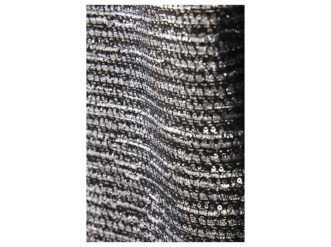Gucci Chaqueta de Lamé de Tweed a Rayas Castaño - vista 7