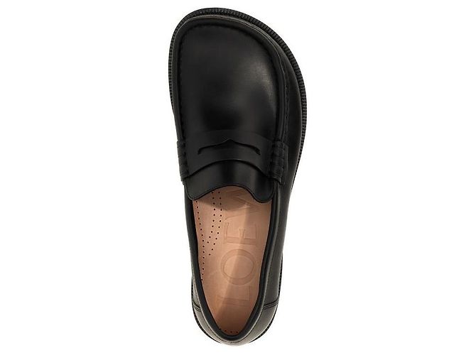 Loewe Mocassino in pelle di vitello Nero - vista 7