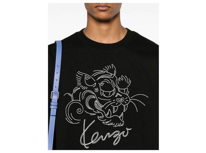 Kenzo Bestickter Star Tiger Sweatshirt Schwarz - Ansicht 5