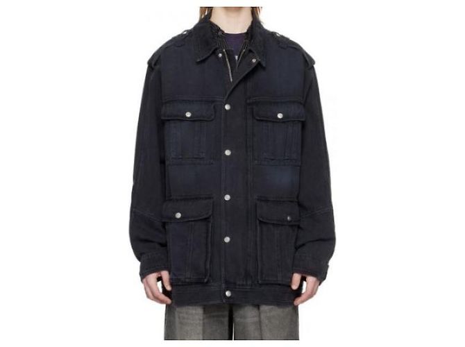 Isabel Marant Jeansjacke Schwarz - Ansicht 4