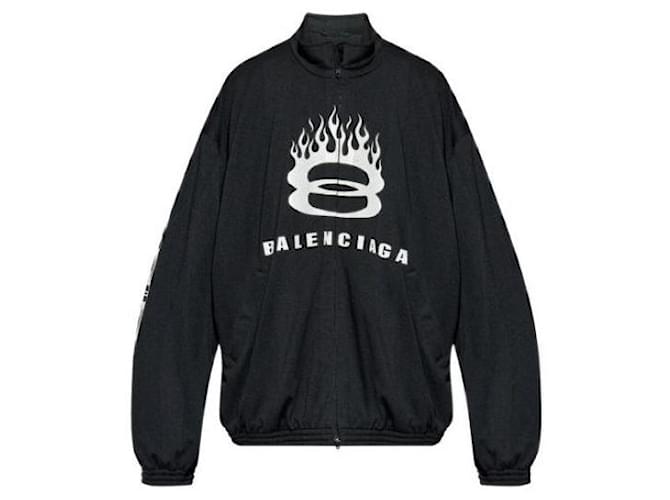 Balenciaga Oversized Jacket Black - view 4