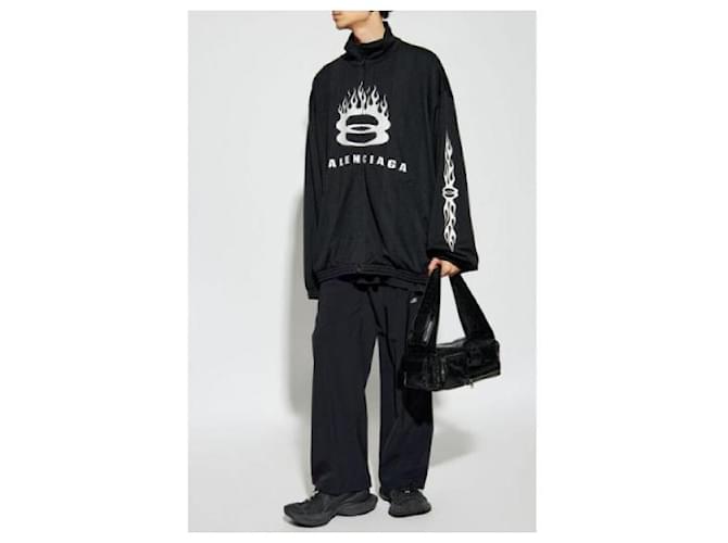 Balenciaga Oversized Jacket Black - view 7