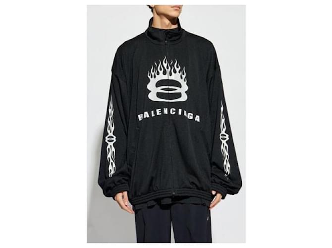 Balenciaga Oversized Jacket Black - view 8