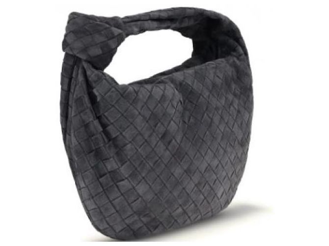 Bottega Veneta Borsa Jodie in scamosciato Marrone - vista 5