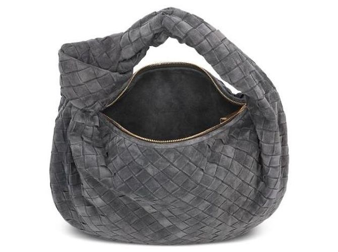 Bottega Veneta Borsa Jodie in scamosciato Marrone - vista 8