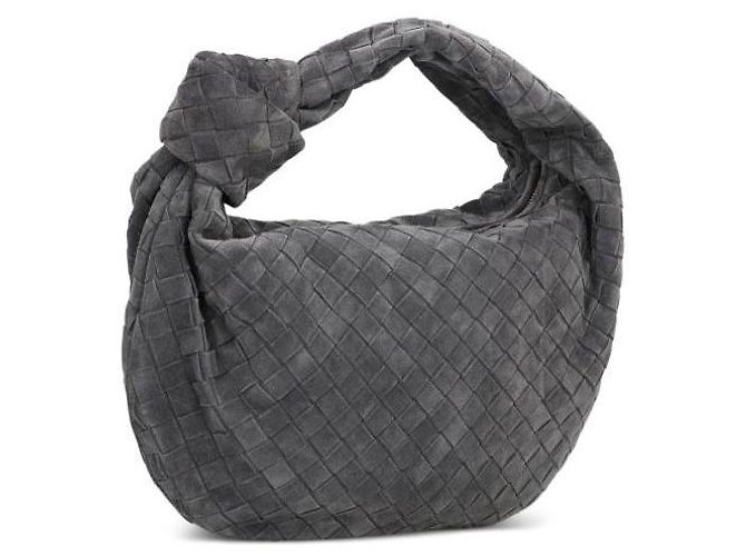Bottega Veneta Borsa Jodie in scamosciato Marrone - vista 9