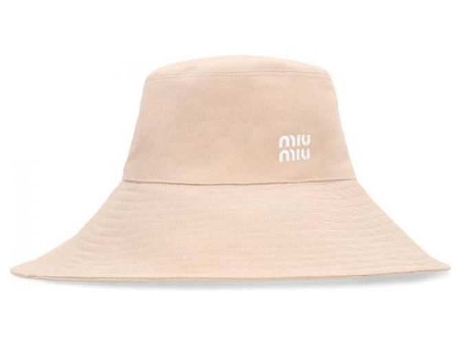 Miu Miu Cappello in denim Marrone - vista 6
