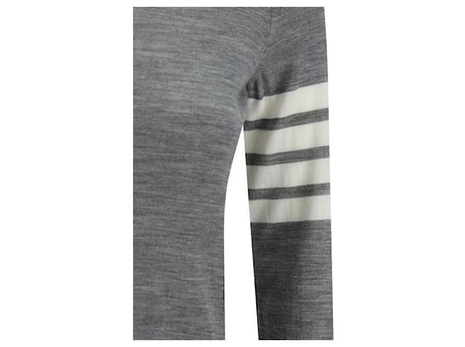 Thom Browne Lässiger Strickpullover aus Wolle Braun - Ansicht 6