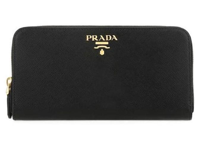 Prada Saffiano Long Wallet Schwarz - Ansicht 4