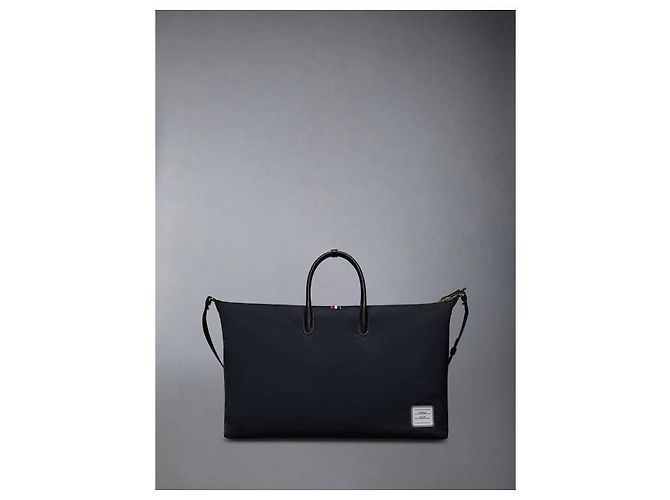Thom Browne Borsa da viaggio in twill di poliestere - vista 4