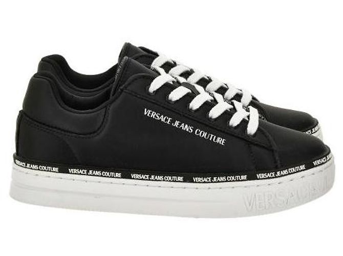 Versace Sneakers Logo Court Nero - vista 6