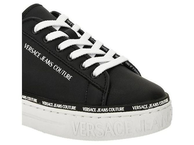 Versace Sneakers Logo Court Nero - vista 7